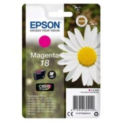 Cartouche magenta EPSON pour Expression Home XP-205 / XP-30 ... (N°18), Toner Express : achat en ligne de Cartouche magenta EPSO