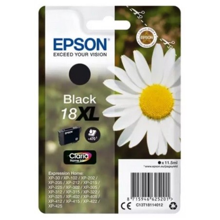 Cartouche noire haute capacité EPSON pour Expression Home XP-205 / XP-30 ... (N°18XL), Toner Express : achat en ligne de Cartouc