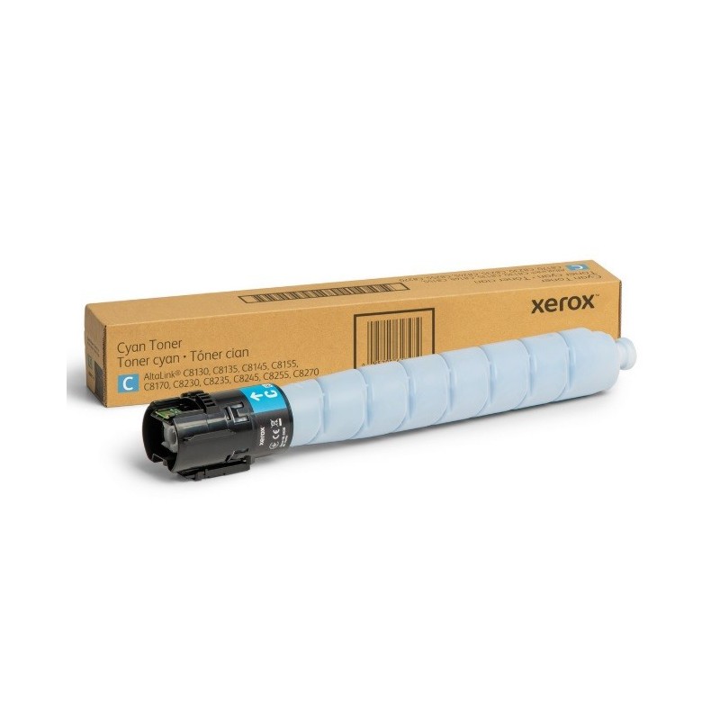 Cartouche Toner Cyan Xerox pour AltaLink C8130, C8135,... (21 000 pages)