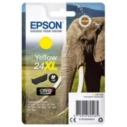Cartouche jaune XL éléphant Epson série 24XL pour expresssion photo XP750 / XP850, Toner Express : achat en ligne
