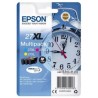 Multipack 3 couleurs XL (cyan, magenta, jaune) Epson pour WorkForce WorkForce 3620/ 3640/7620DTWF ..  (n°27XL) (réveil), Toner E
