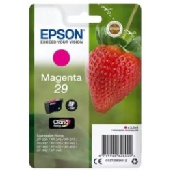 Cartouche Magenta Epson pour Expression Home XP-235 / XP332 / XP-432 ... (n°29 - fraise), Toner Express : achat en ligne de Cart