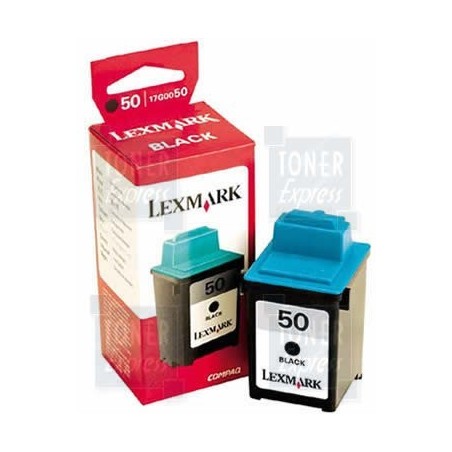 Cartouche noire haute résolution LEXMARK Z12/Z22... (N°50), Toner Express : achat en ligne de Cartouche noire haute résolution L