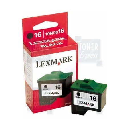 Cartouche noire LEXMARK N°16 (10N0016) Haute Capa, Toner Express : achat en ligne de Cartouche noire LEXMARK N°16 (10N0016) Haut