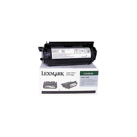 Toner longue durée spé étiquette LEXMARK pour Optra T520/T522..., Toner Express : achat en ligne de Toner longue durée spé étiqu