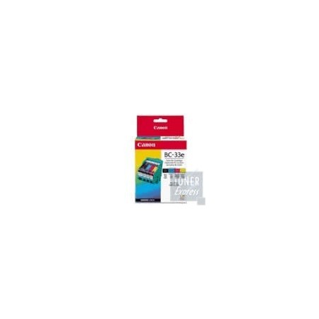 Tête + 4 Recharges couleurs  CANON S (BC33e), Toner Express : achat en ligne de Tête + 4 Recharges couleurs  CANON S (BC33e) pou