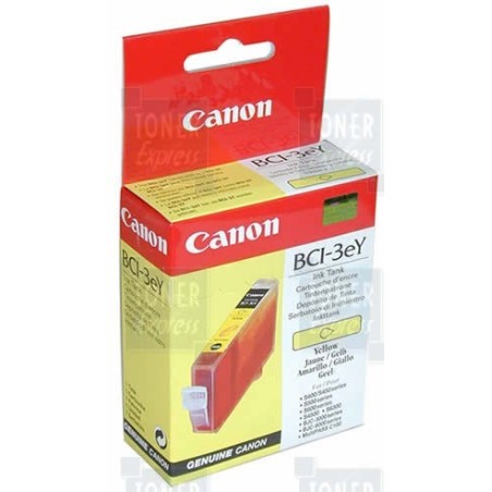 Cartouche d'encre Jaune CANON (BCI3eY), Toner Express : achat en ligne de Cartouche d'encre Jaune CANON (BCI3eY) pour imprimante