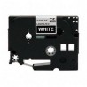 Ruban Matriciel blanc/Noir Brother  (TZ-325) 9mm, Toner Express : achat en ligne de Ruban Matriciel blanc/Noir Brother  (TZ-325)
