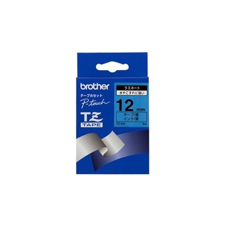 Ruban Matriciel Noir/ bleu Brother  (TZ-531) 12mm, Toner Express : achat en ligne de Ruban Matriciel Noir/ bleu Brother  (TZ-531