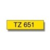 Ruban Matriciel noir/jaune Brother  (TZ-651)  24mm, Toner Express : achat en ligne de Ruban Matriciel noir/jaune Brother  (TZ-65