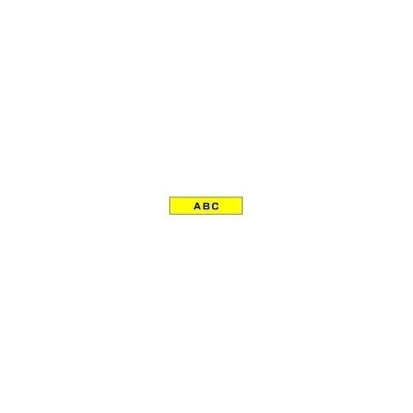 Ruban Matriciel noir/Jaune fluo Brother  (TZ-C51)  24mm, Toner Express : achat en ligne de Ruban Matriciel noir/Jaune fluo Broth
