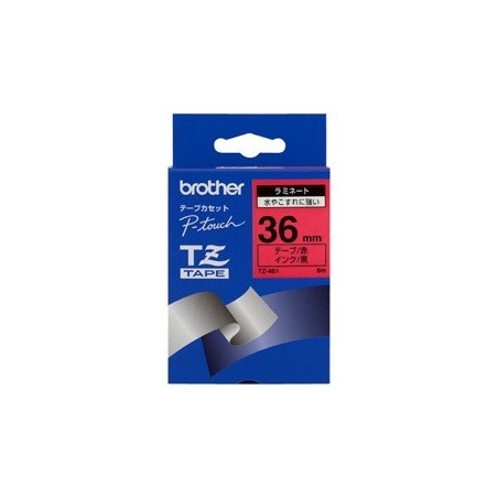 Ruban Matriciel Noir/rouge Brother  (TZ-461)  36mm, Toner Express : achat en ligne de Ruban Matriciel Noir/rouge Brother  (TZ-46