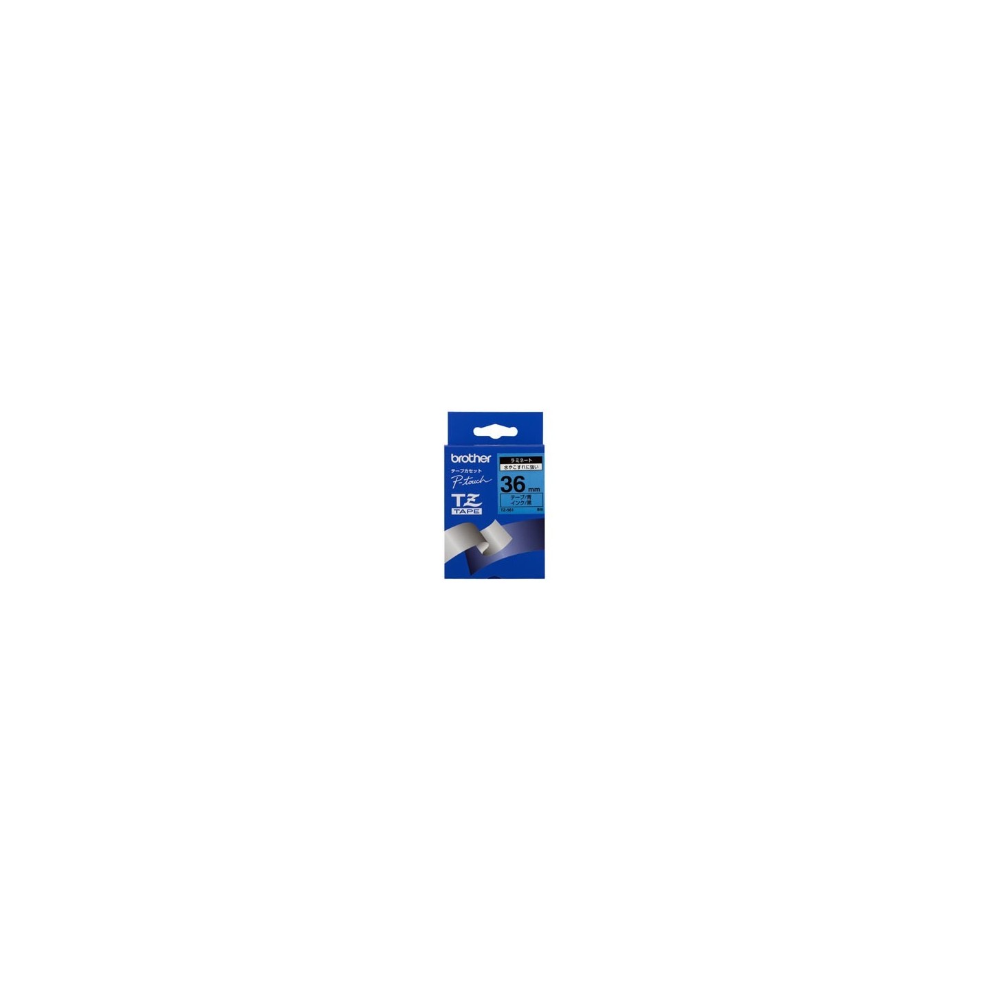Ruban Matriciel Noir/bleu Brother  (TZ-561)  36mm, Toner Express : achat en ligne de Ruban Matriciel Noir/bleu Brother  (TZ-561)