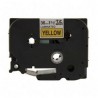 Ruban Matriciel Noir/jaune Brother  (TZ-161)  36mm, Toner Express : achat en ligne de Ruban Matriciel Noir/jaune Brother  (TZ-16