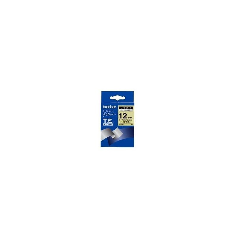 Ruban Matriciel noir/jaune Brother  (TZN631)  12mm, Toner Express : achat en ligne de Ruban Matriciel noir/jaune Brother  (TZN63