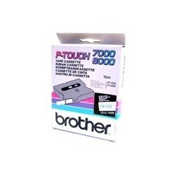 Cassette rubans Brother 12 mm Bleu/transparent, Toner Express : achat en ligne de Cassette rubans Brother 12 mm Bleu/transparent