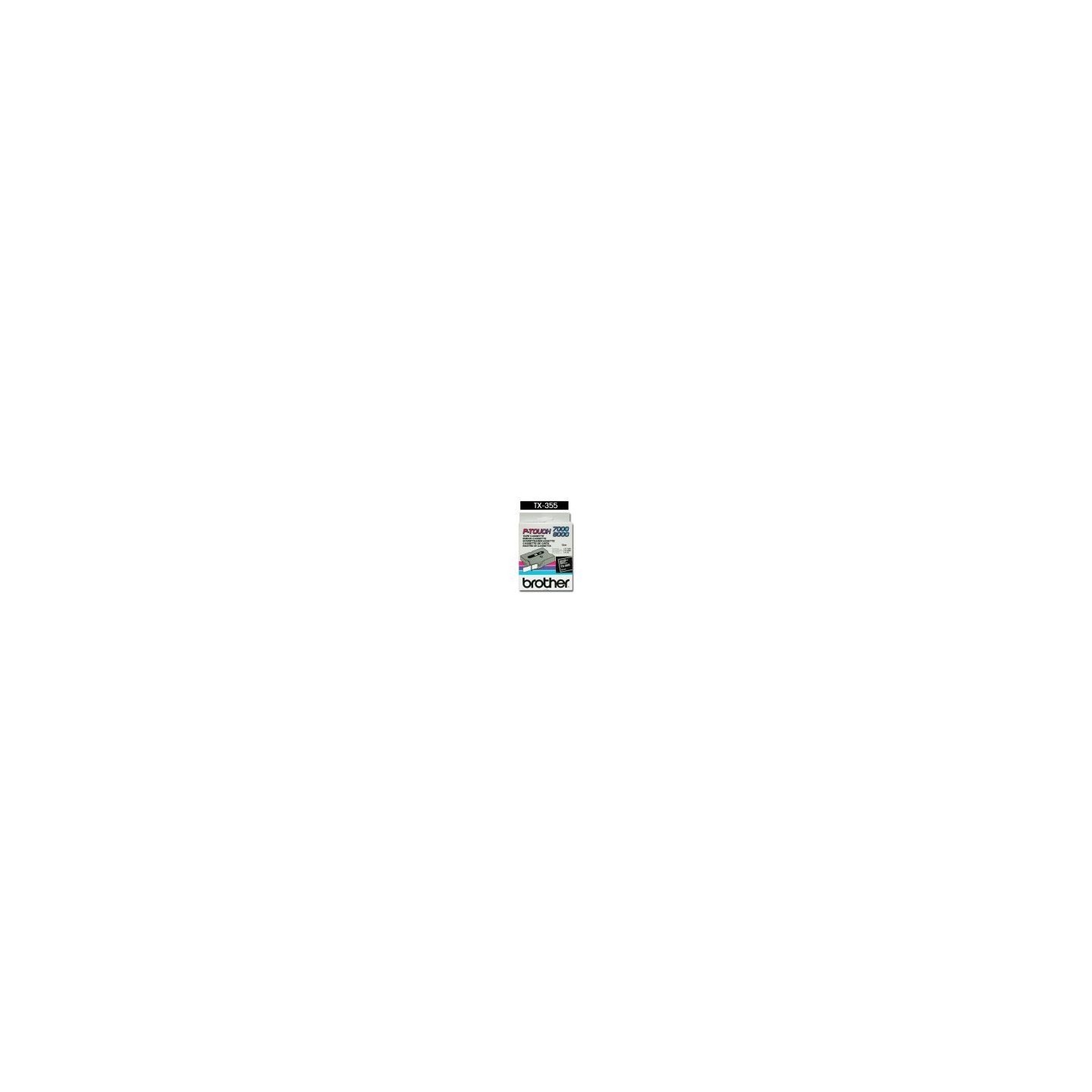 Cassette ruban Brother 24mm Blanc / noir, Toner Express : achat en ligne de Cassette ruban Brother 24mm Blanc / noir pour imprim