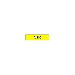 Cassette ruban Brother 24mm Noir / Jaune fluo, Toner Express : achat en ligne de Cassette ruban Brother 24mm Noir / Jaune fluo p
