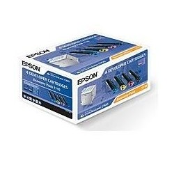Pack économique de 4 toners EPSON pour Aculaser C900/C900N, Toner Express : achat en ligne de Pack économique de 4 toners EPSON 
