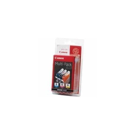 Cartouche d'encre Canon BCI6C pack couleur C / M / J (4706A029), Toner Express : achat en ligne de Cartouche d'encre Canon BCI6C