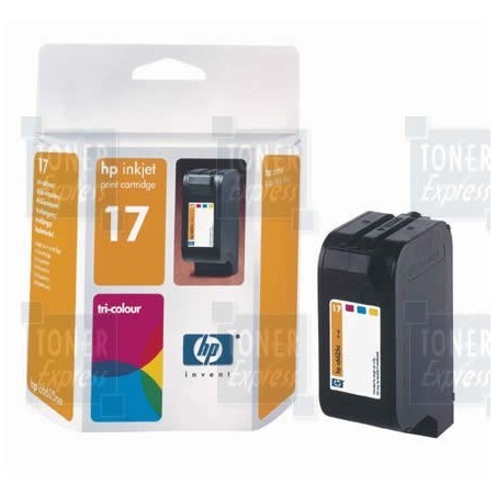 Cartouche 3 Couleurs HP pour Deskjet 825c (N°17), Toner Express : achat en ligne de Cartouche 3 Couleurs HP pour Deskjet 825c (N