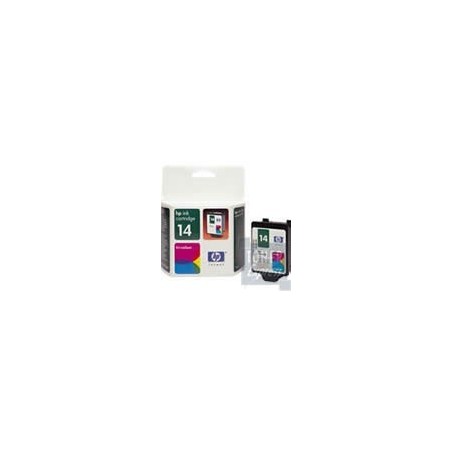 Cartouche Encre 3 Couleurs HP N°14 (C5010AE), Toner Express : achat en ligne de Cartouche Encre 3 Couleurs HP N°14 (C5010AE) pou