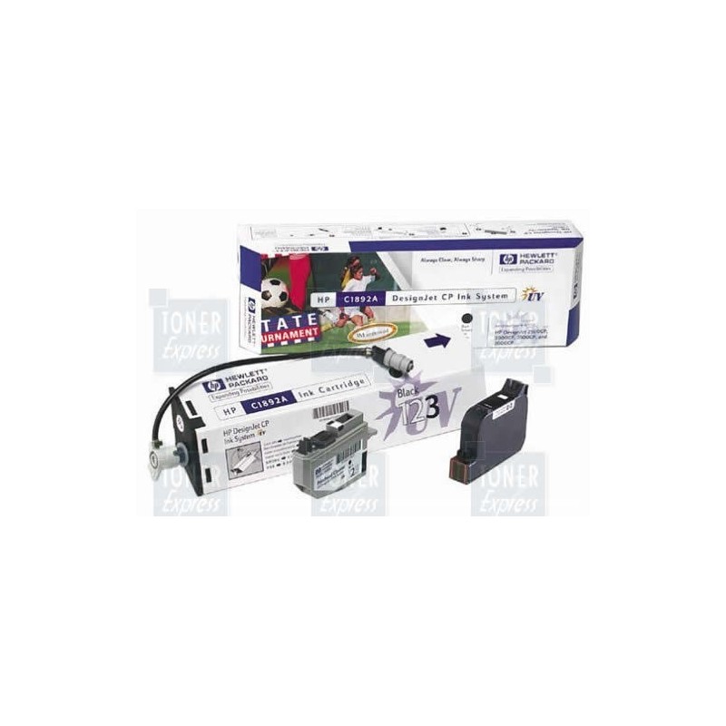 Kit Encreur UV Noir HP (C1892A), Toner Express : achat en ligne de Kit Encreur UV Noir HP (C1892A) pour imprimante