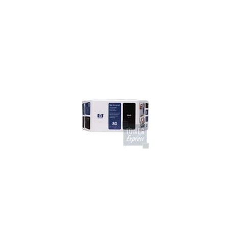 Value Pack Tête et Encre Noire + Kit Nettoyage HP N°80 (C4890A), Toner Express : achat en ligne de Value Pack Tête et Encre Noir