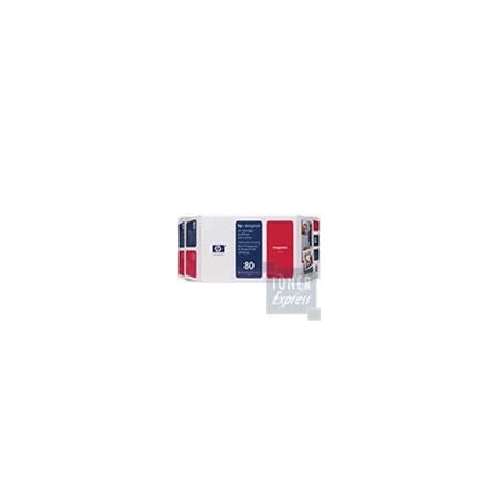 Value Pack Tête et Encre Magenta + Kit Nettoyage HP N°80 (C4892A), Toner Express : achat en ligne de Value Pack Tête et Encre Ma