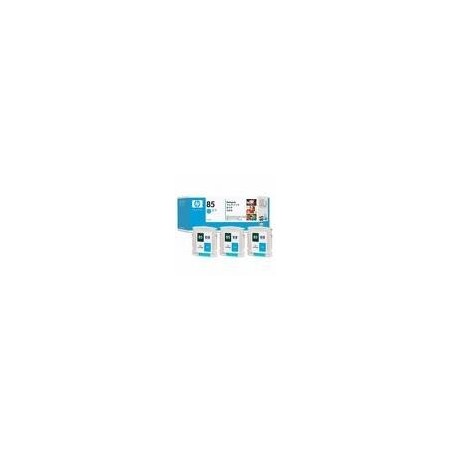 Multipack 3 cartouches Encre Cyan HP (n° 85), Toner Express : achat en ligne de Multipack 3 cartouches Encre Cyan HP (n° 85) pou