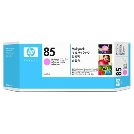 Multipack 3 cartouches Encre Magenta Clair HP (n° 85), Toner Express : achat en ligne de Multipack 3 cartouches Encre Magenta Cl