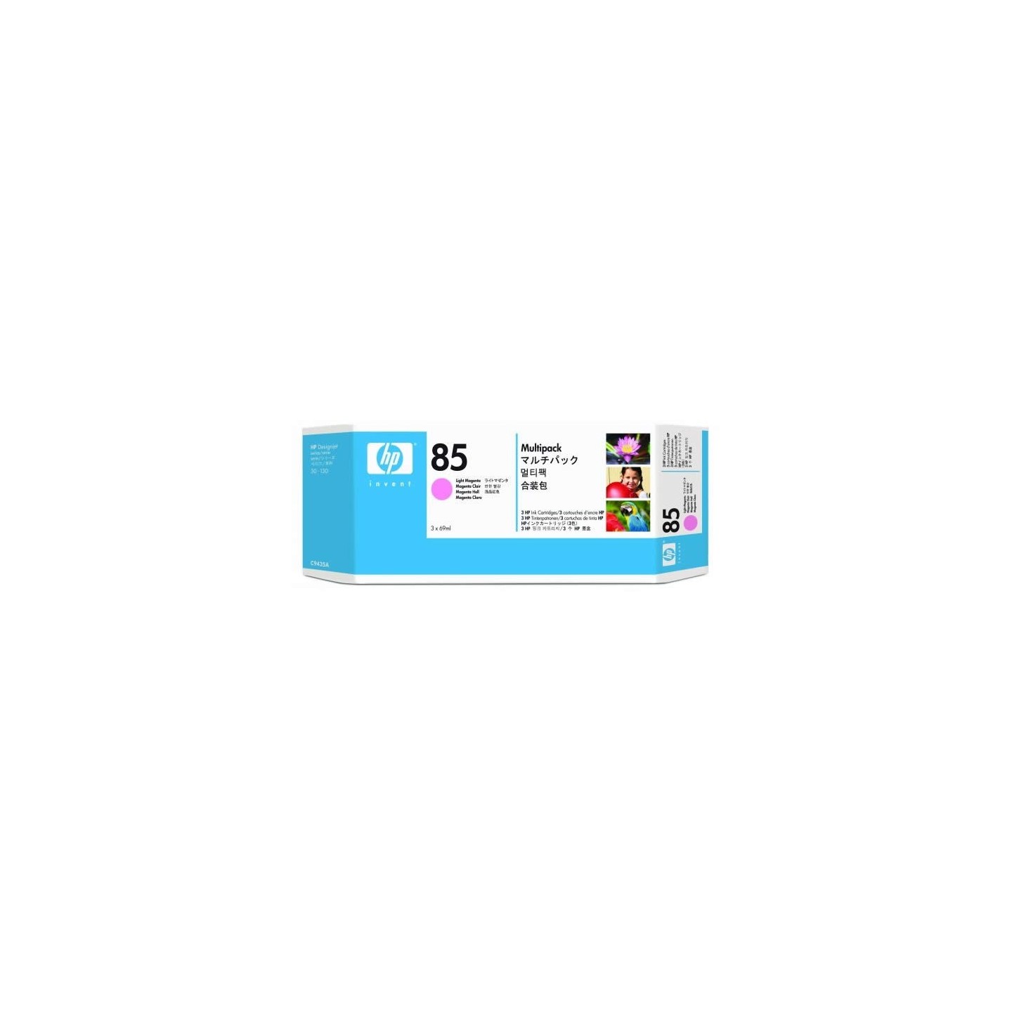Multipack 3 cartouches Encre Magenta Clair HP (n° 85), Toner Express : achat en ligne de Multipack 3 cartouches Encre Magenta Cl