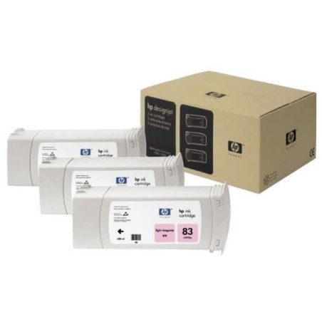 Multipack de cartouche d'encre UV magenta clair HP pour Designjet 5000 (N°83), Toner Express : achat en ligne de Multipack de ca