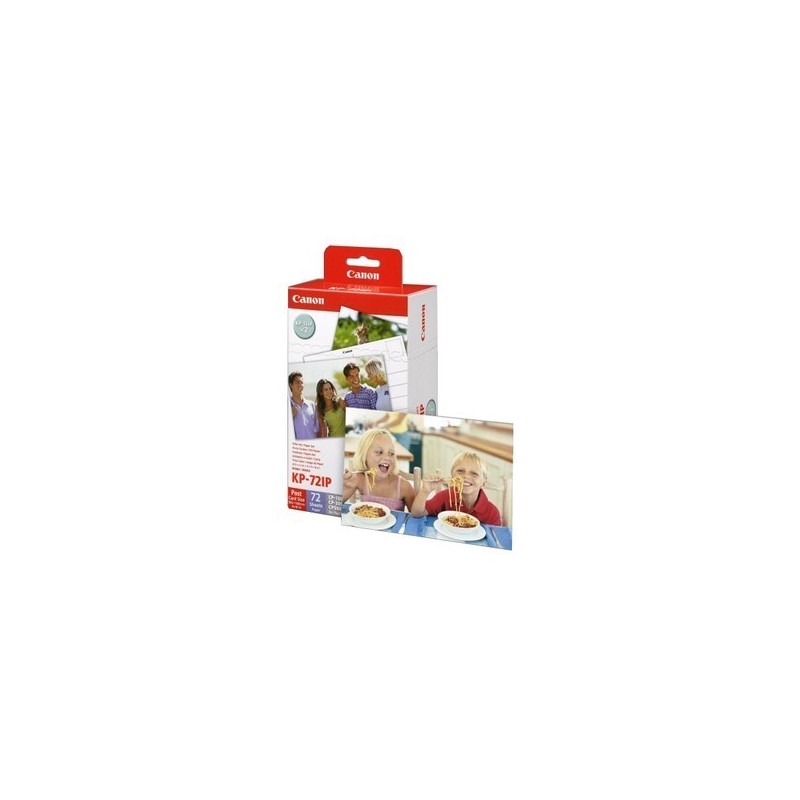 Encre + papier Canon KP-72IP pour Selphy CP100 / 300 / 220 / 500, Toner Express : achat en ligne de Encre + papier Canon KP-72IP