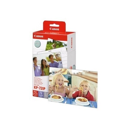 Encre + papier Canon KP-72IP pour Selphy CP100 / 300 / 220 / 500, Toner Express : achat en ligne de Encre + papier Canon KP-72IP