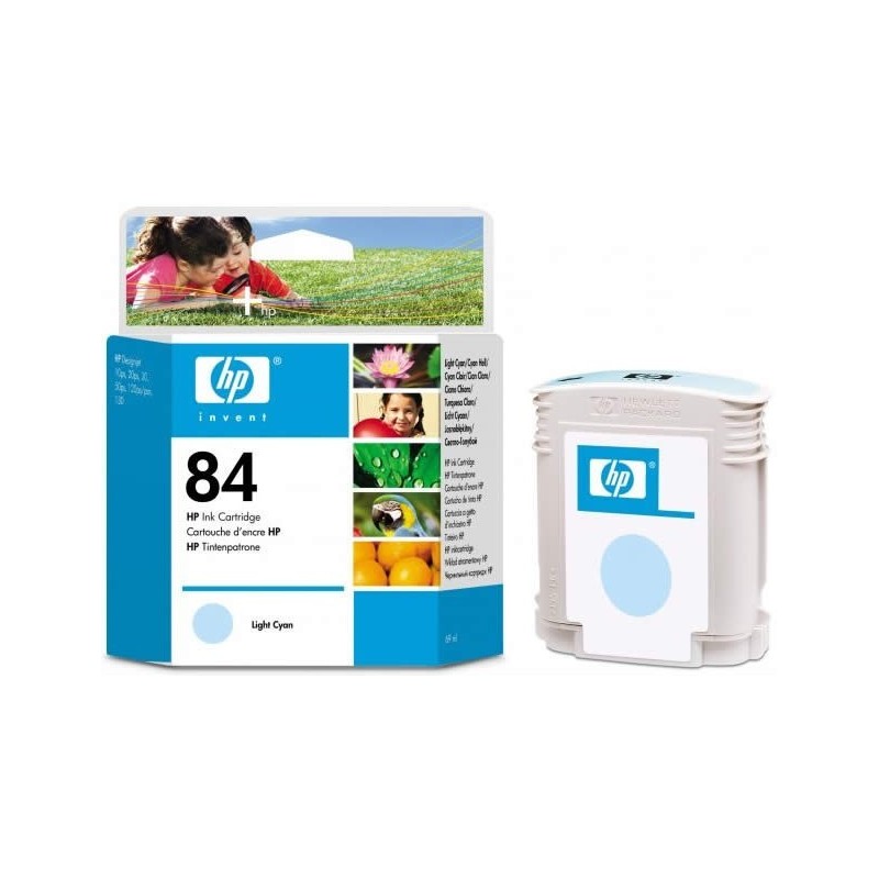 Cartouche light cyan HP pour Designjet 30 ...  (n° 84), Toner Express : achat en ligne de Cartouche light cyan HP pour Designjet