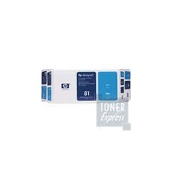 Value Pack teinté (Tête + Encre Cyan ) HP N°81 (C4991A), Toner Express : achat en ligne de Value Pack teinté (Tête + Encre Cyan 
