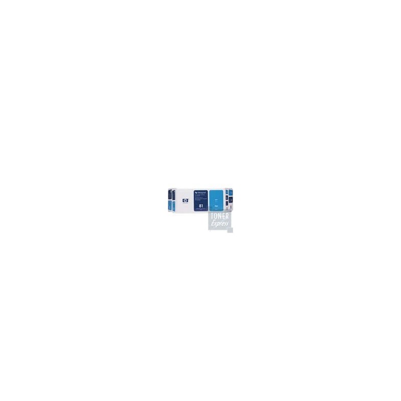 Value Pack teinté (Tête + Encre Cyan ) HP N°81 (C4991A), Toner Express : achat en ligne de Value Pack teinté (Tête + Encre Cyan 