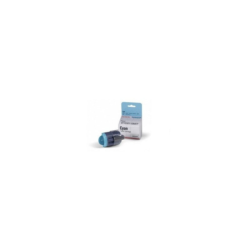 Toner cyan Xerox pour Phaser 6110 / 6110MFP, Toner Express : achat en ligne de Toner cyan Xerox pour Phaser 6110 / 6110MFP pour 