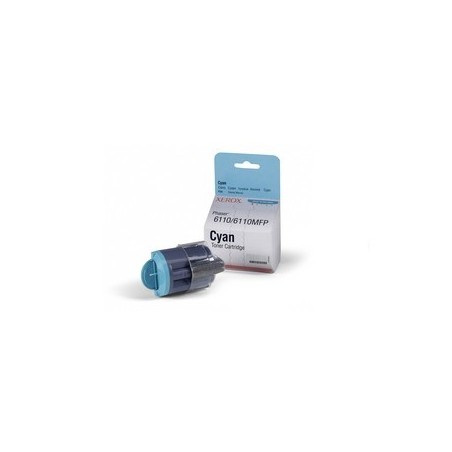 Toner cyan Xerox pour Phaser 6110 / 6110MFP, Toner Express : achat en ligne de Toner cyan Xerox pour Phaser 6110 / 6110MFP pour 