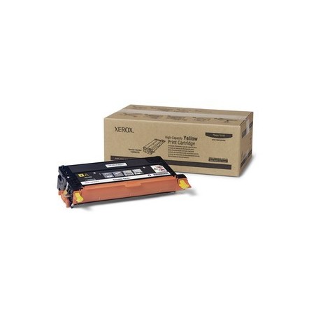 Toner jaune Xerox grande capacité  pour Phaser 6180 / 6180N..., Toner Express : achat en ligne de Toner jaune Xerox grande capac