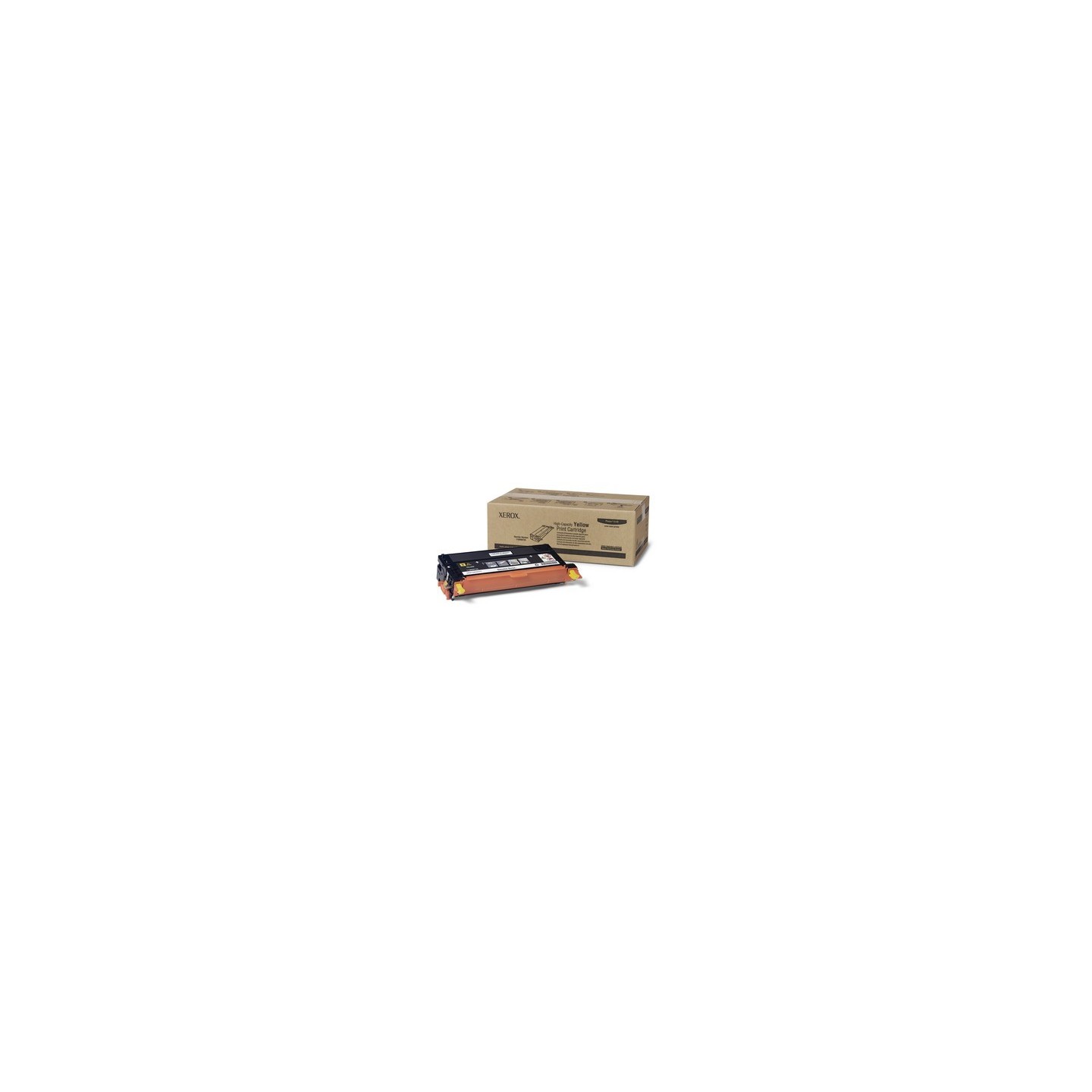Toner jaune Xerox grande capacité  pour Phaser 6180 / 6180N..., Toner Express : achat en ligne de Toner jaune Xerox grande capac