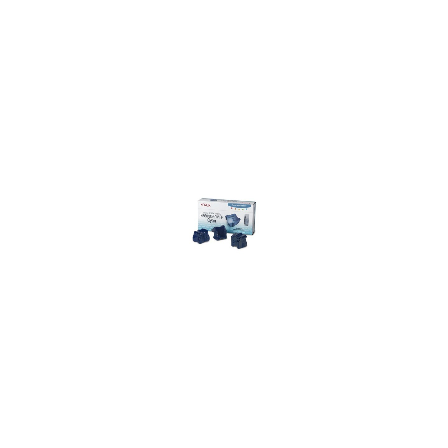 3 x Encre solide cyan Xerox pour Phaser 8560 / 8560mfp, Toner Express : achat en ligne de 3 x Encre solide cyan Xerox pour Phase