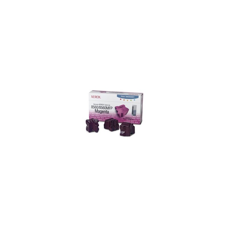 3 x Encre solide magenta Xerox pour Phaser 8560 / 8560mfp, Toner Express : achat en ligne de 3 x Encre solide magenta Xerox pour