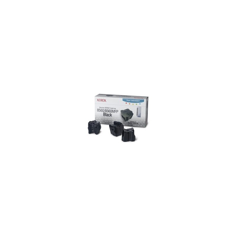 3 x Encre solide black Xerox pour Phaser 8560 / 8560mfp, Toner Express : achat en ligne de 3 x Encre solide black Xerox pour Pha