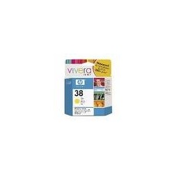 Cartouche d'encre vivera jaune HP pour Photosmart Pro B9180... (N°38), Toner Express : achat en ligne de Cartouche d'encre viver