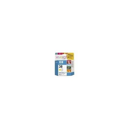Cartouche d'encre vivera jaune HP pour Photosmart Pro B9180... (N°38), Toner Express : achat en ligne de Cartouche d'encre viver