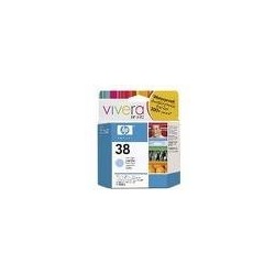 Encre vivera cyan clair HP pour Photosmart Pro B9180... (N°38), Toner Express : achat en ligne de Encre vivera cyan clair HP pou