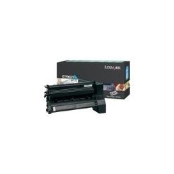 Toner cyan haute capacité Lexmark pour C770 / C772, Toner Express : achat en ligne de Toner cyan haute capacité Lexmark pour C77