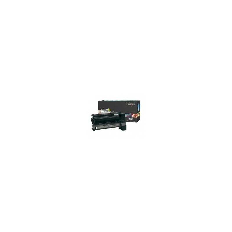 Toner jaune haute capacité Lexmark pour C770 / C772, Toner Express : achat en ligne de Toner jaune haute capacité Lexmark pour C
